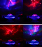 Rotating LED Nightlight Projection Lamp with Speaker