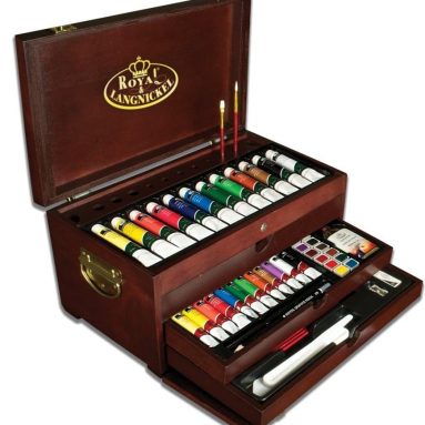 Royal & Langnickel Premier Multi-Media Painting Chest, 80-Piece Art Set