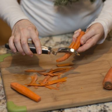 Rubber Ergonomic Swivel Vegetable Peeler Hand Tool