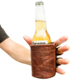 Rustic Leather Beer Glove Handmade