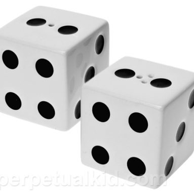 DICE SALT & PEPPER SHAKERS