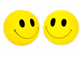 SMILEY FACE SALT & PEPPER SHAKERS