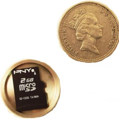 SD Card Covert Spy Coin