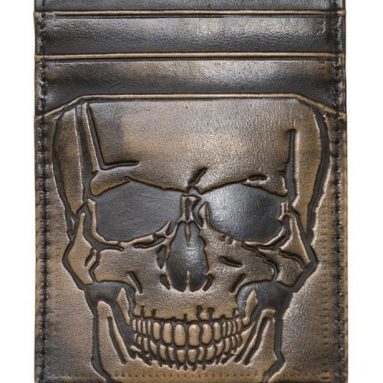 SKULL Front Pocket Wallet