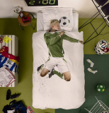 Soccer Player Duvet Cover and Pillowcase Set