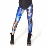 STAR WARS print galaxy tights