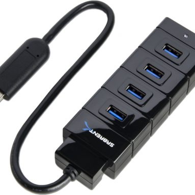 Sabrent 4 Port Portable USB 3.0 Hub