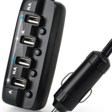 Saicoo 8A/40W 4 USB High output Ports Car Charger