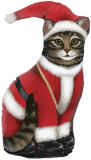 Santa Claus Cat Door Stop