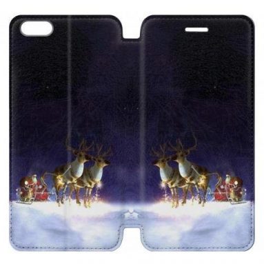 Santa Claus Merry Christmas Flip Case Cover For IPHONE 7 PLUS