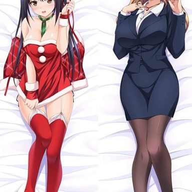 Santa Cosplay yui?Mao Japanese Anime Hugs Body Pillowcase