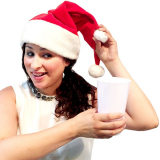 Santa Hat Flask