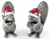 Santa Squirrels Salt and Pepper Shaker Set