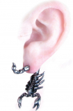 Scorpion Single Ear Stud Earring