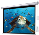 100″ 4:3 Electric Screen Matte White Projector Projection RC Auto Remote Control