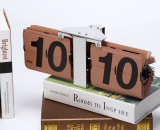 Sea Team Retro Fashion Flip Down Clock