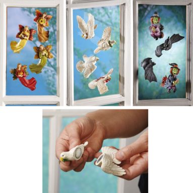 Seasonal Window Magnet Decorations