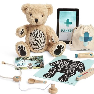 Seedling Parker: Your Augmented Reality Bear for Toddlers Ages 3-6 Learning Kit