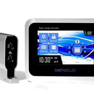 Senclo Fi, Universal, Smart and Autonomous Garage Door Opener with HD Touchscreen