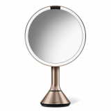 Sensor Lighted Makeup Vanity Mirror, 8″ Round With Touch-Control Brightness