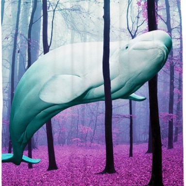 Sharp Shirter 20000 Leagues Under the Trees Shower Curtain