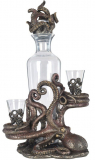 Shaze Cold Cast Bronze Octopus Book End
