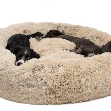 Sheri Luxury Shag Fuax Fur Donut Cuddler