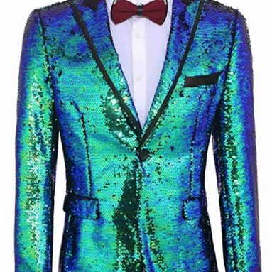 Shiny Sequins Suit Jacket