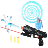 Shooting Gun Toy Foam Dart & Water Polymer Ball 2-in-1