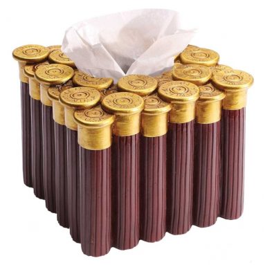 Shotgun Shell Tissue Box Cover