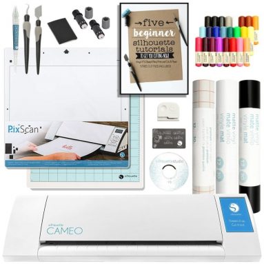 Silhouette Cameo Touch Screen, Sketch Pen Set, Pixscan, etc