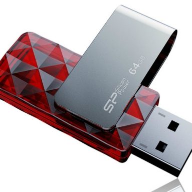 Silicon Power 64GB Ultima U30 USB 2.0 Swivel Flash Drive