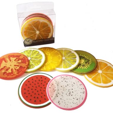 Silicone Fruit Slice All-weather Drink Coasters