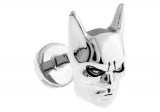 Silver Batman Logo Bruce Wayne Mask Cufflinks