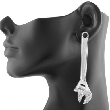 Wrench Stud Earrings