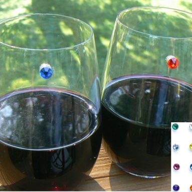 Swarovski Crystal Magnetic Wine Charms