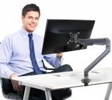Single LCD Computer Monitor Mount Arm