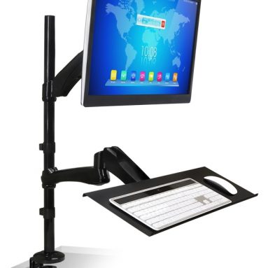 Sit-Stand Desk Mount Workstation