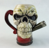 Skull Ceramic Coffee and Beer Mug By The Smokin’ Skull