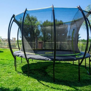 SkyBound Stratos Trampoline with Full Enclosure Net System