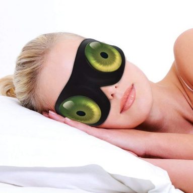 Sleep Mask with 3D Angel Eye Labeling & Ear Plugs
