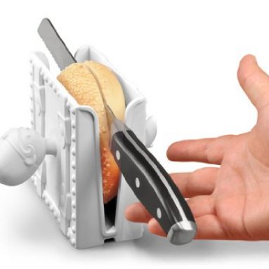 Sleight of Hand for Slicing Bagels