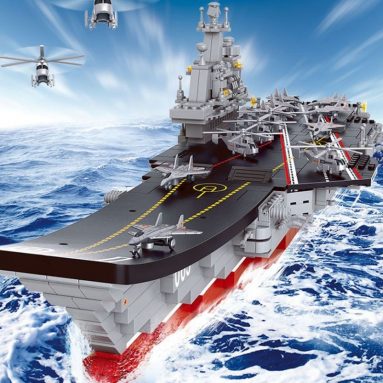 Sluban Building Blocks 1450 Aircraft Carrier Plan Liaoning Compatible