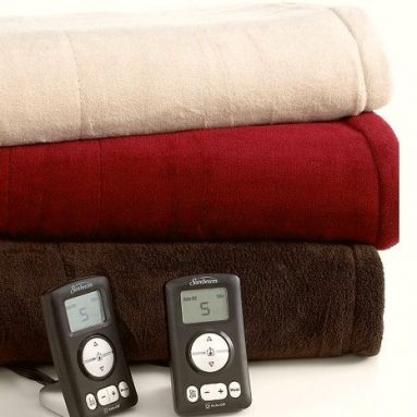 Slumber Rest Microplush Heated Blanket Queen