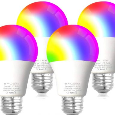 Smart LED Light Bulb E26 WiFi Multicolor Light Bulb Work