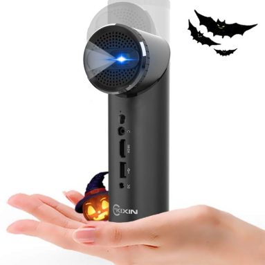 Smart Mini Wi-Fi Projector with Rotated 90 Degrees Lens