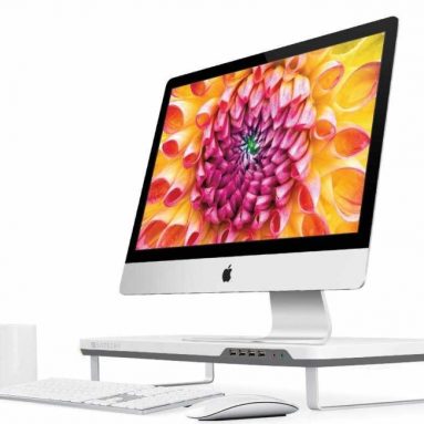 Smart Monitor Stand with Four USB 3.0 Ports and Headphone