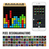 Smart Portable Bluetooth LED Speaker with APP-Controlled Pixel Art Animation