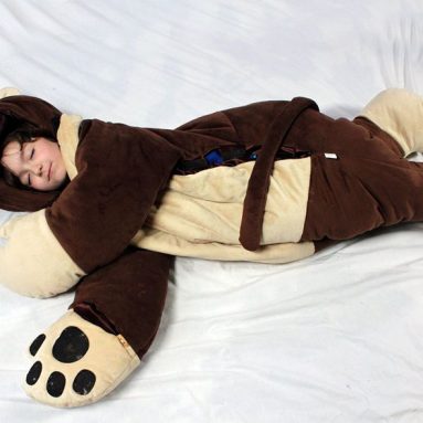 SnooZzoo Monkey children’s stuffed animal sleeping bag