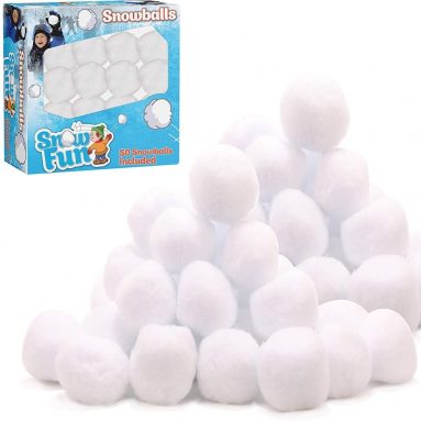 Snowballs for Indoor and Outdoor Fun